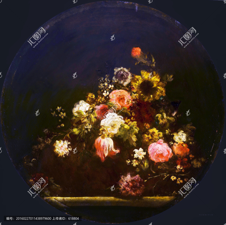 花卉油畫