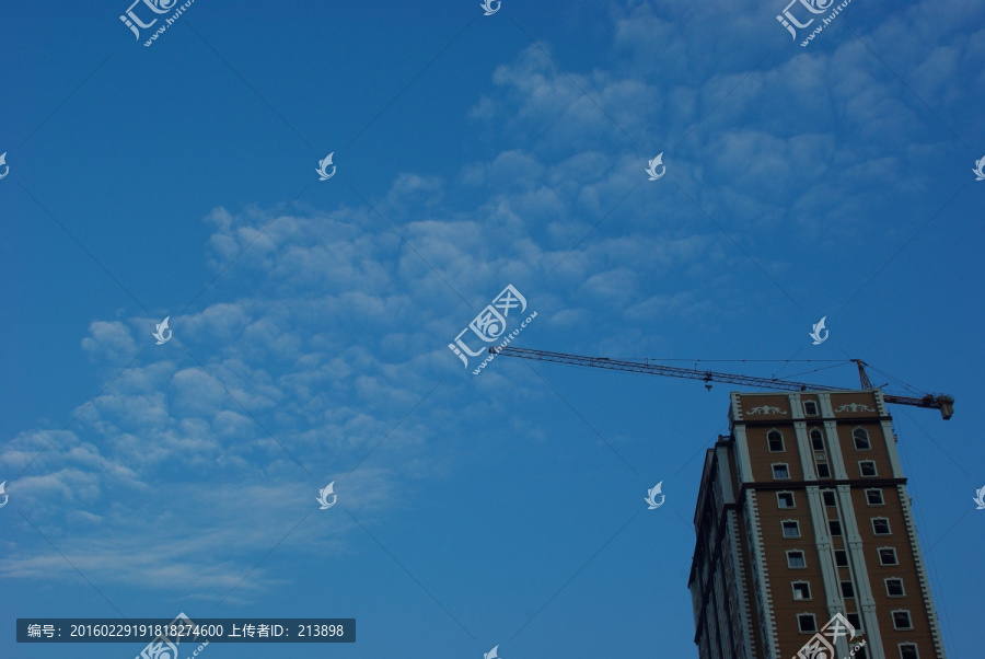 天空,建筑