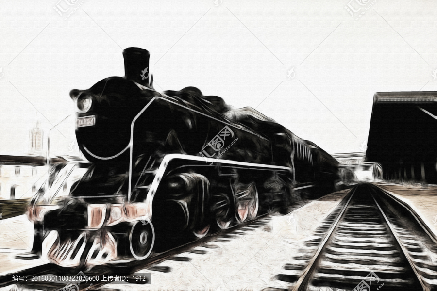 老式火車(chē)