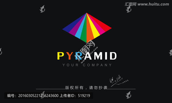 金字塔logo,三角形logo