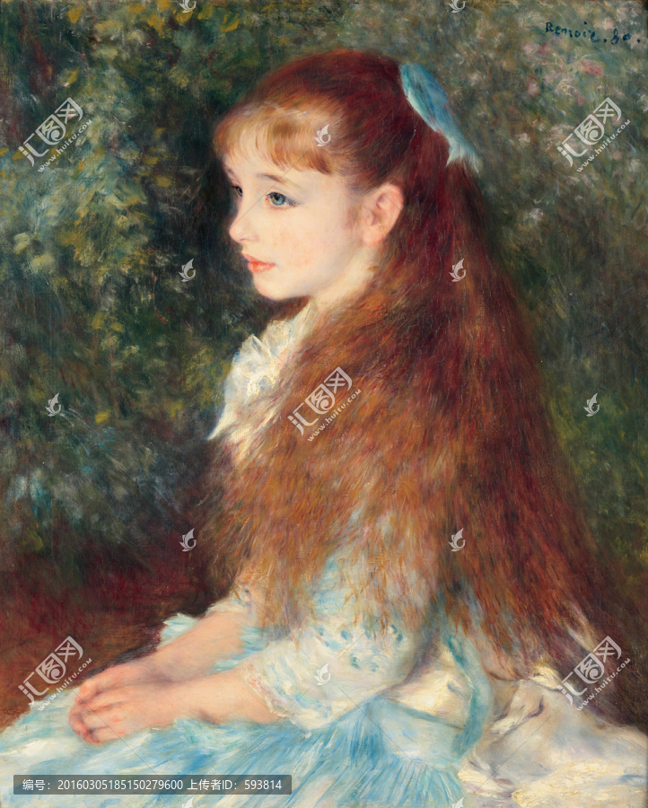 雷諾阿油畫,少女伊蓮（未分層）