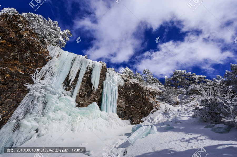 冰瀑,昆明轿子雪山