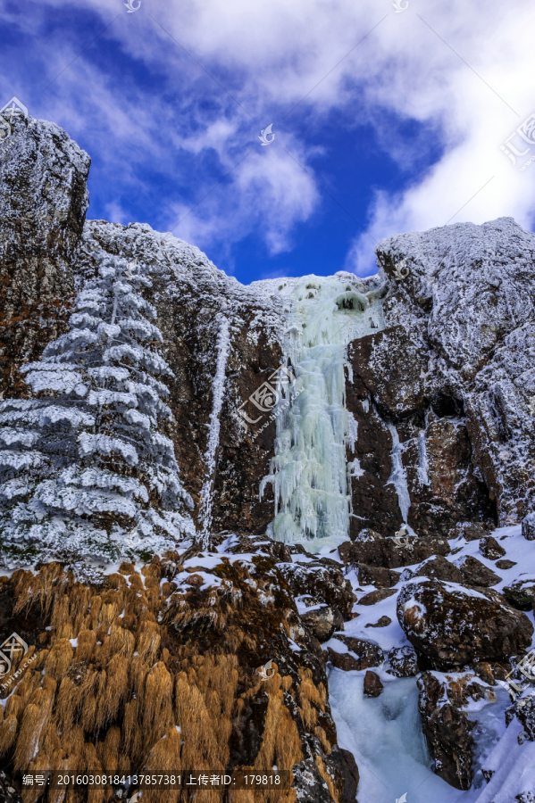 冰瀑,昆明轿子雪山