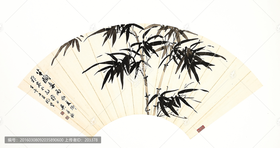 扇子中國(guó)畫高清