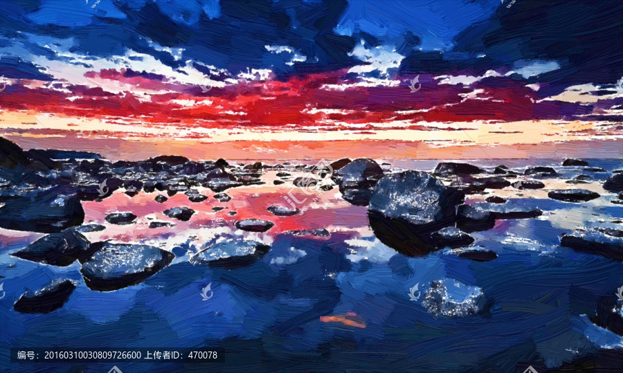 風景抽象油畫,酒店抽象油畫