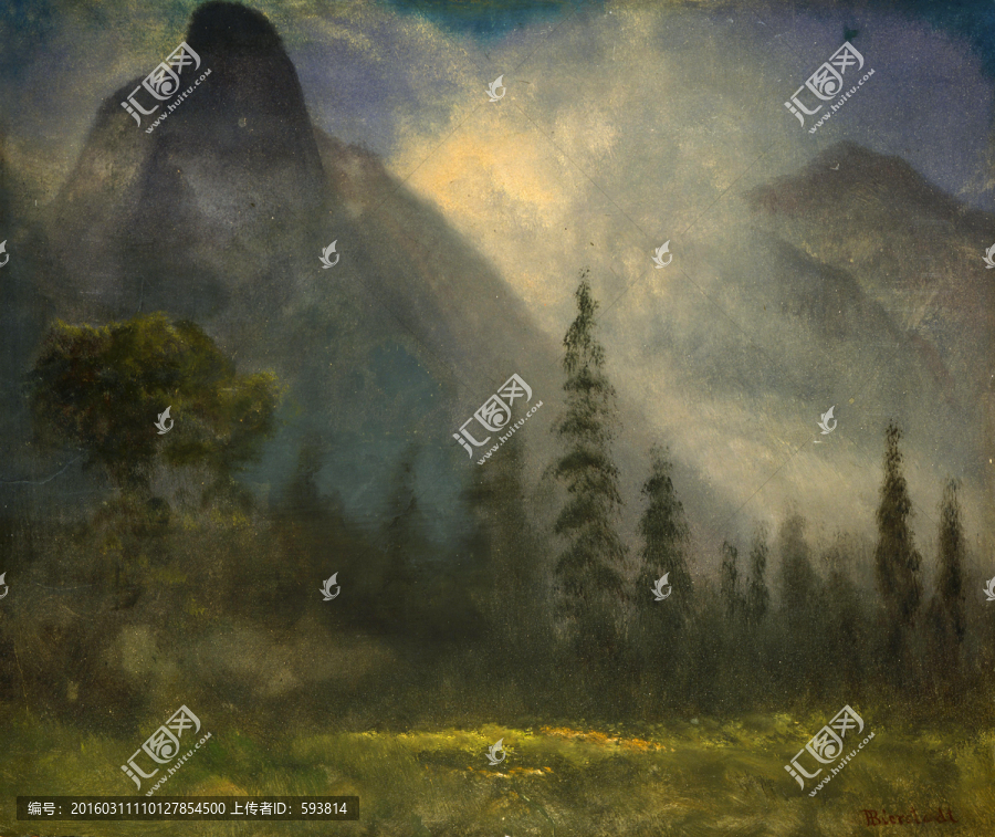 比爾史伯特,風景油畫（未分層）