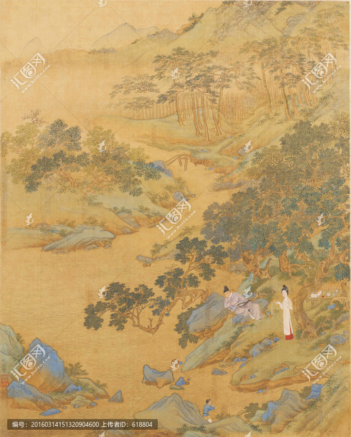 高清明代仇英,南華秋水