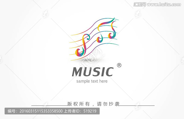 音符logo,音乐logo