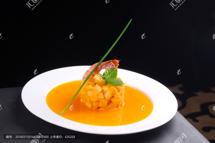 芒果虾沙拉