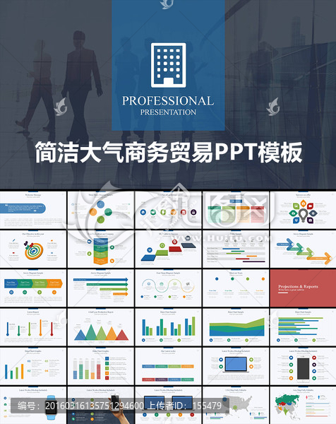 簡(jiǎn)潔大氣商務(wù)貿(mào)易PPT模板