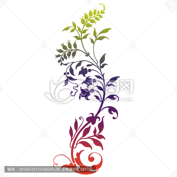 歐式花紋