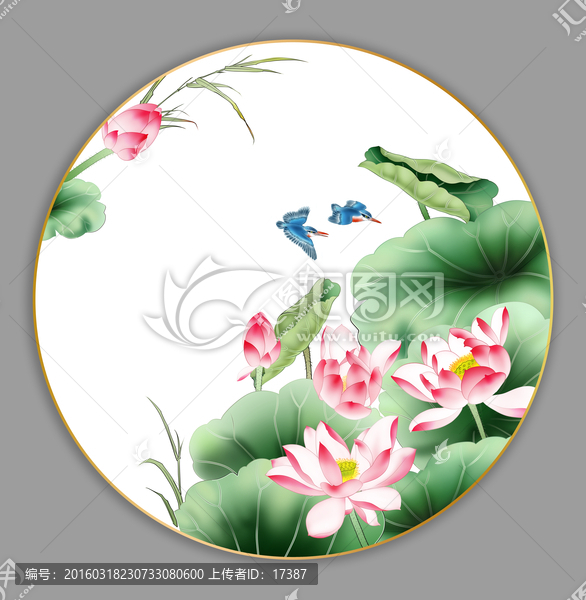 陶瓷花面