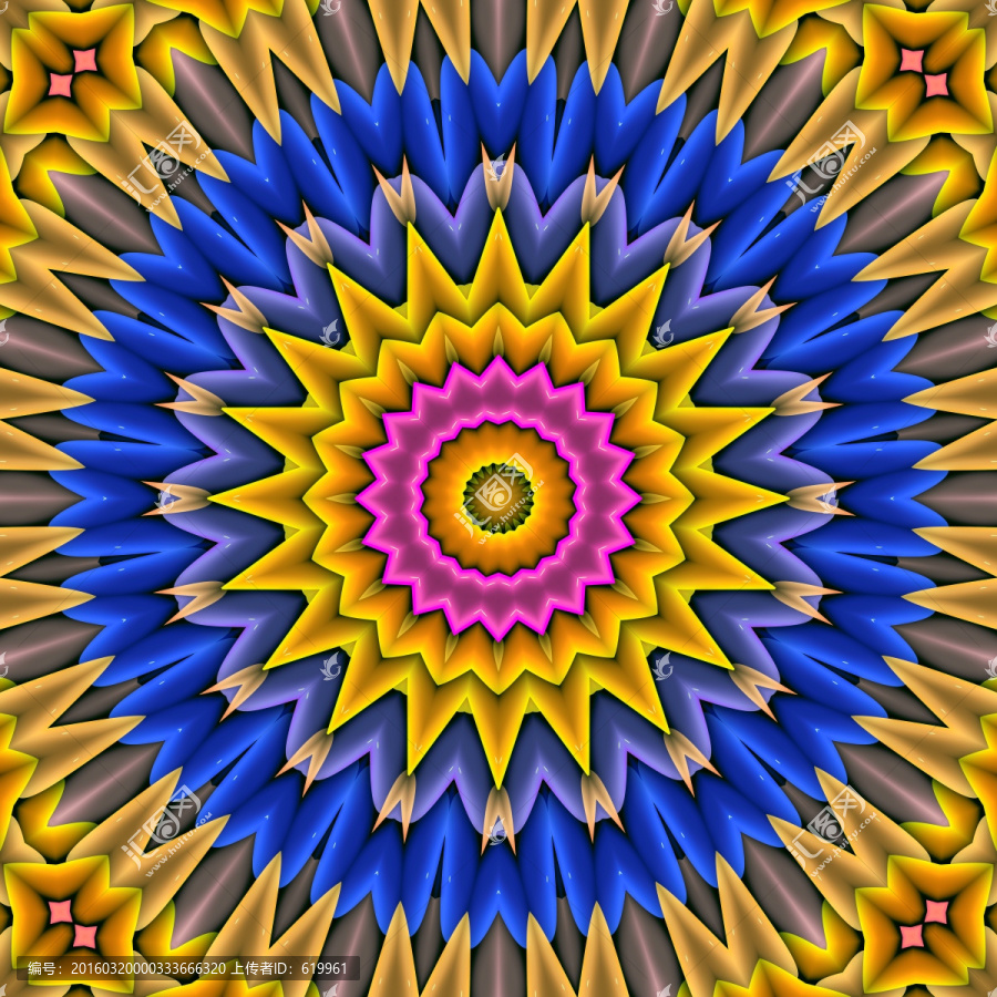 拼花花型,無分層