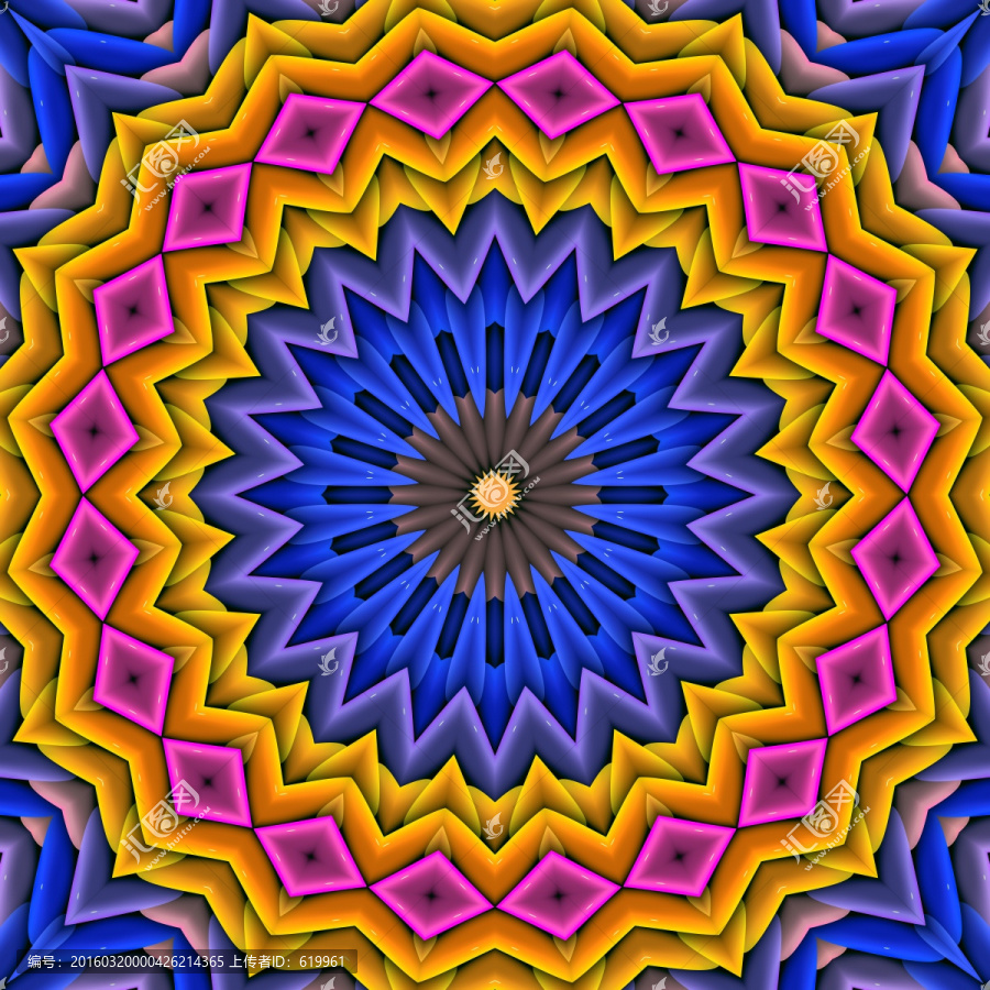 拼花花型,無分層