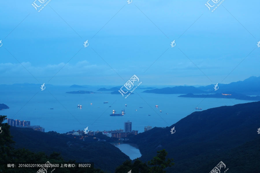 蓝色港湾,风景,香港