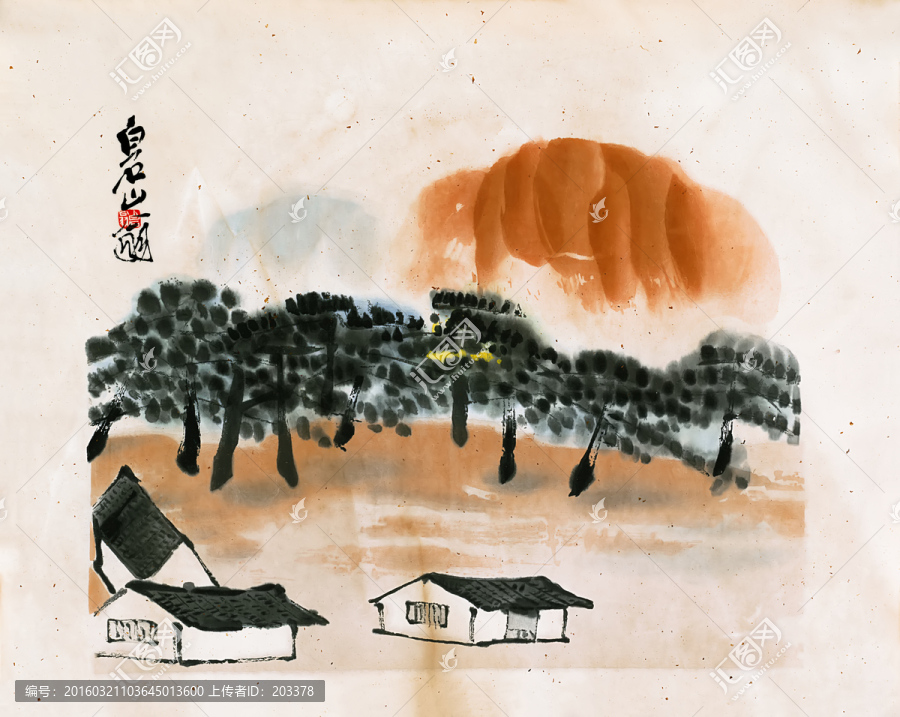齊白石,山水