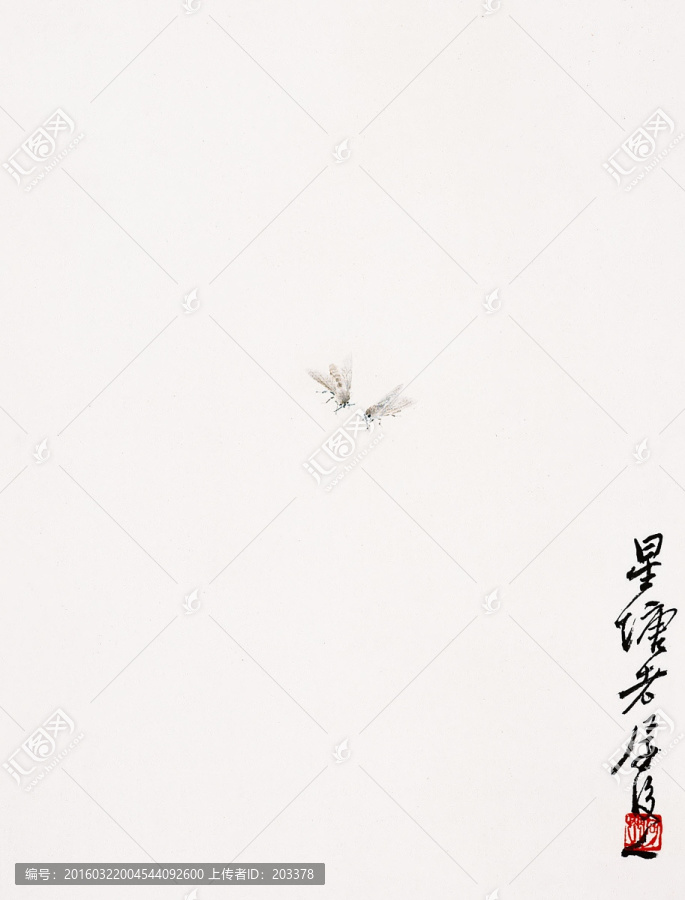 齊白石,蒼蠅高清作品