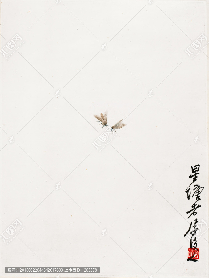 齊白石,蠅