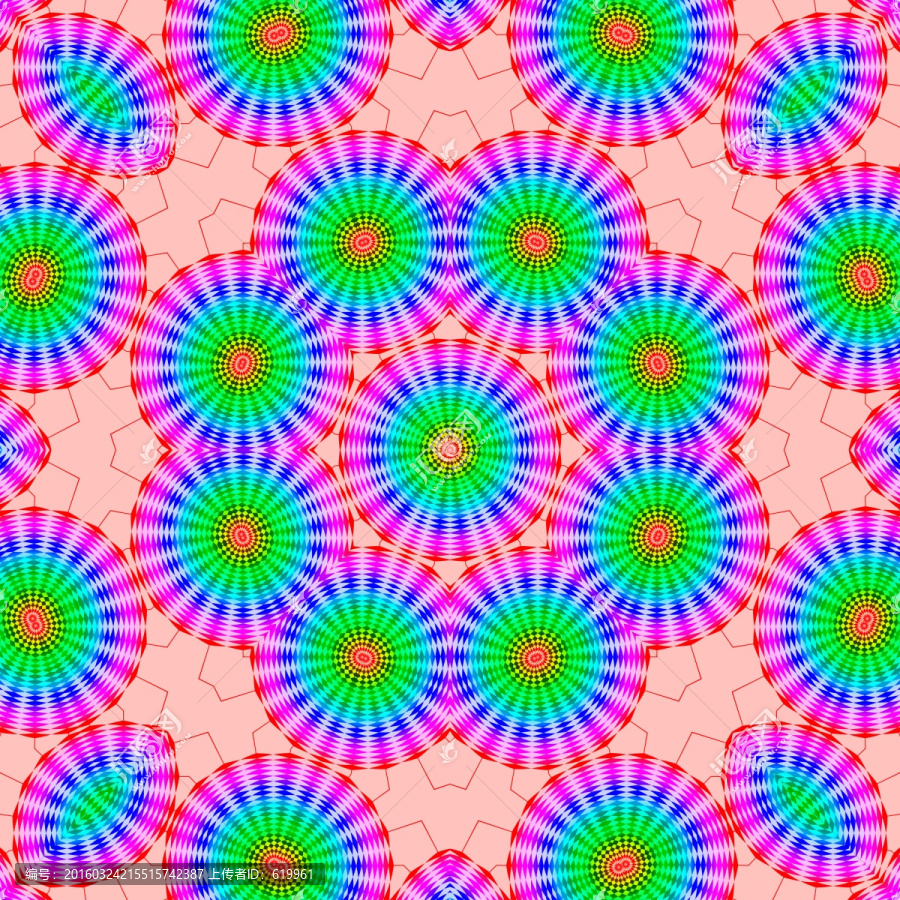 唯美花型,拼花圖案,無分層