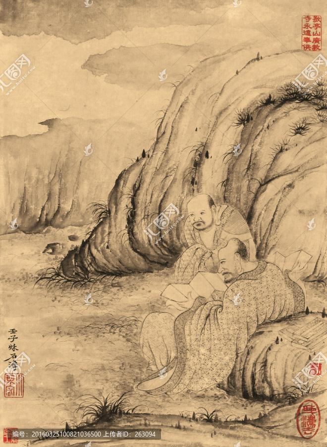 石濤,百開(kāi)羅漢冊(cè)