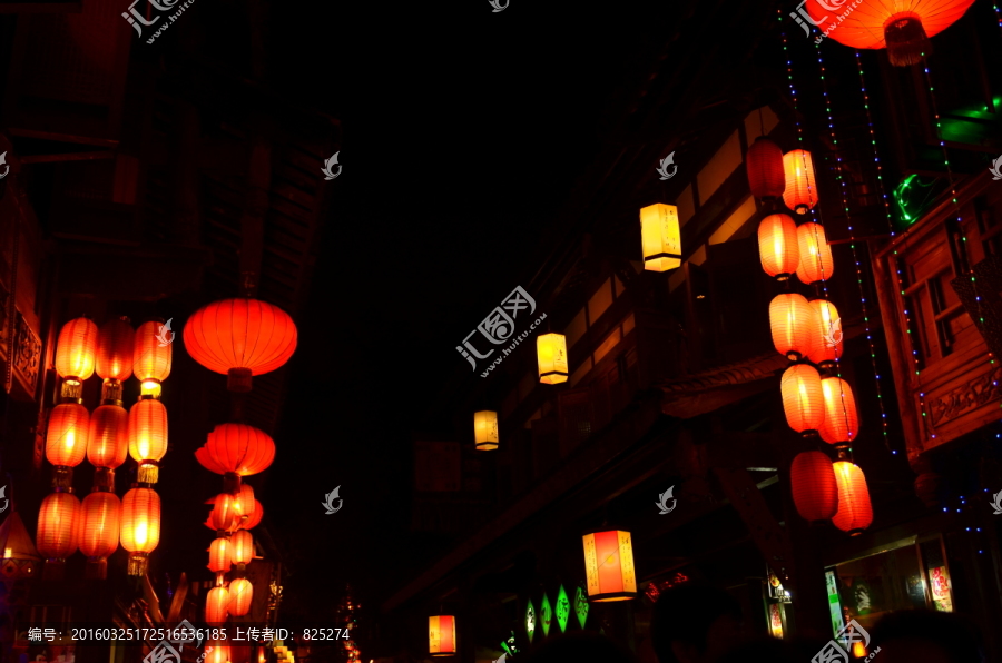 成都锦里夜景