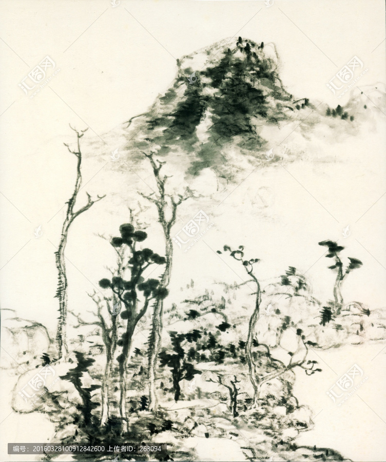 八大山人,花鳥(niǎo)山水冊(cè)