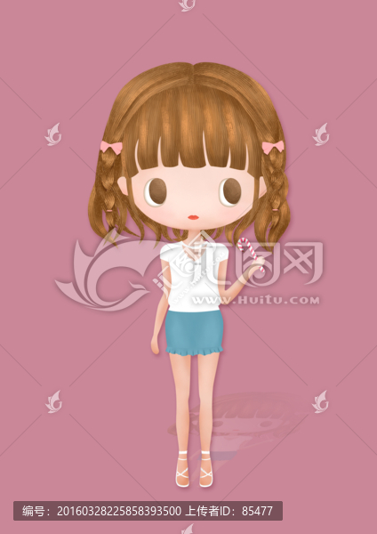 藝術(shù)畫,萌系抽象卡通