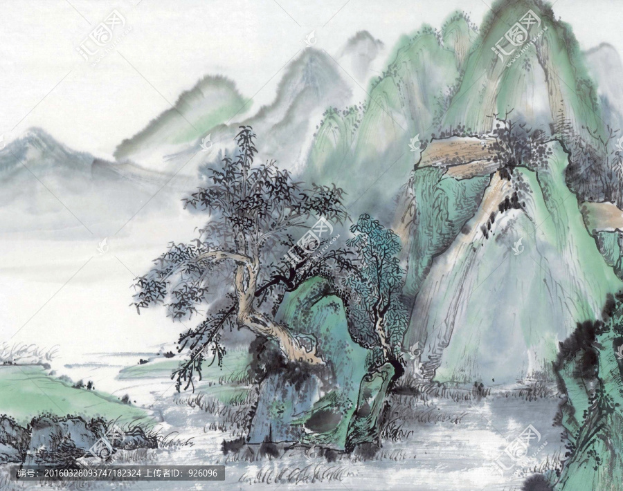 水墨畫,山水畫