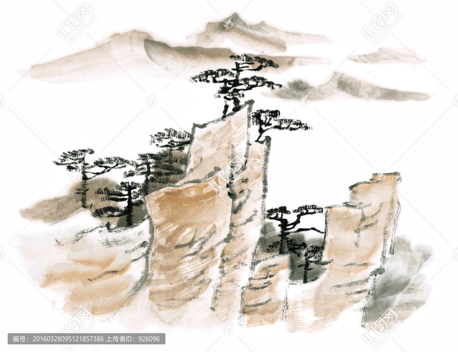 水墨畫,山水畫