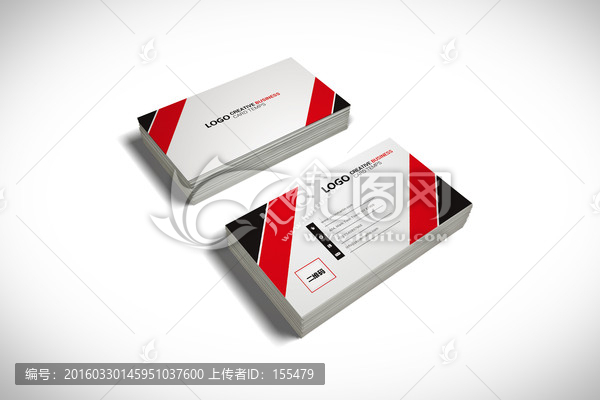 個性黑色紅色企業(yè)通用名片設(shè)計