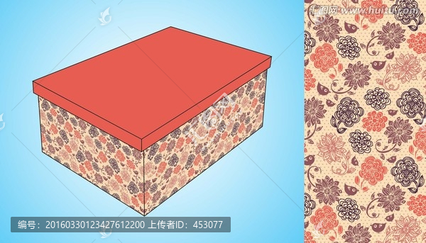 花紋工藝盒