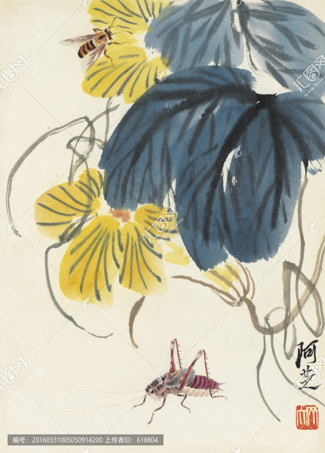 齊白石博物館原畫掃描作品