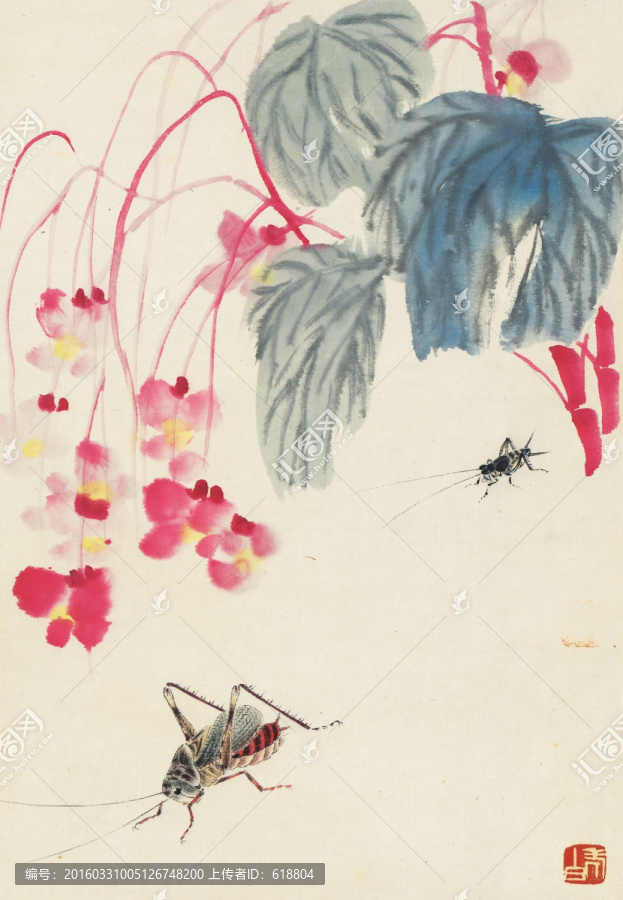 齊白石博物館原畫掃描作品
