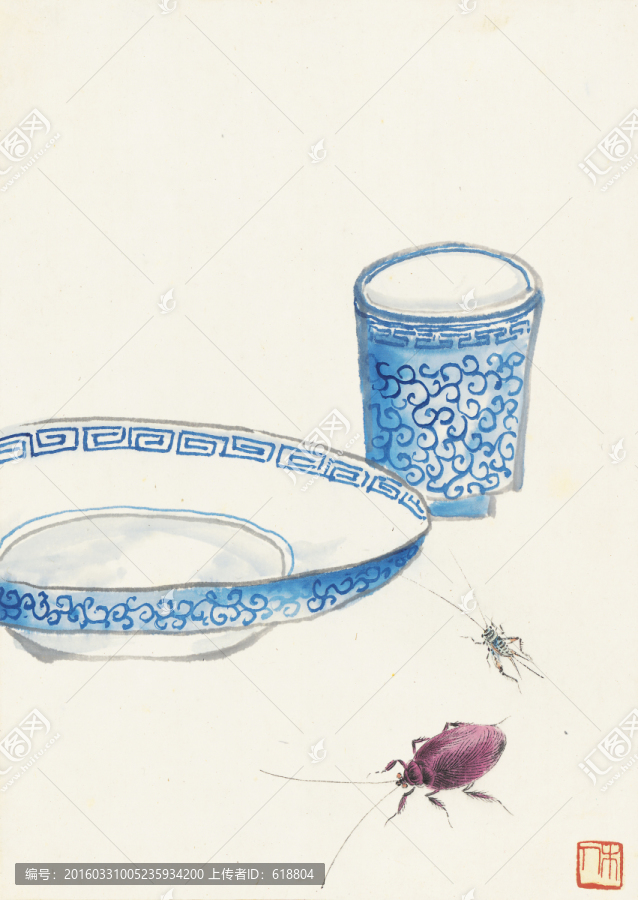 齊白石博物館原畫掃描作品