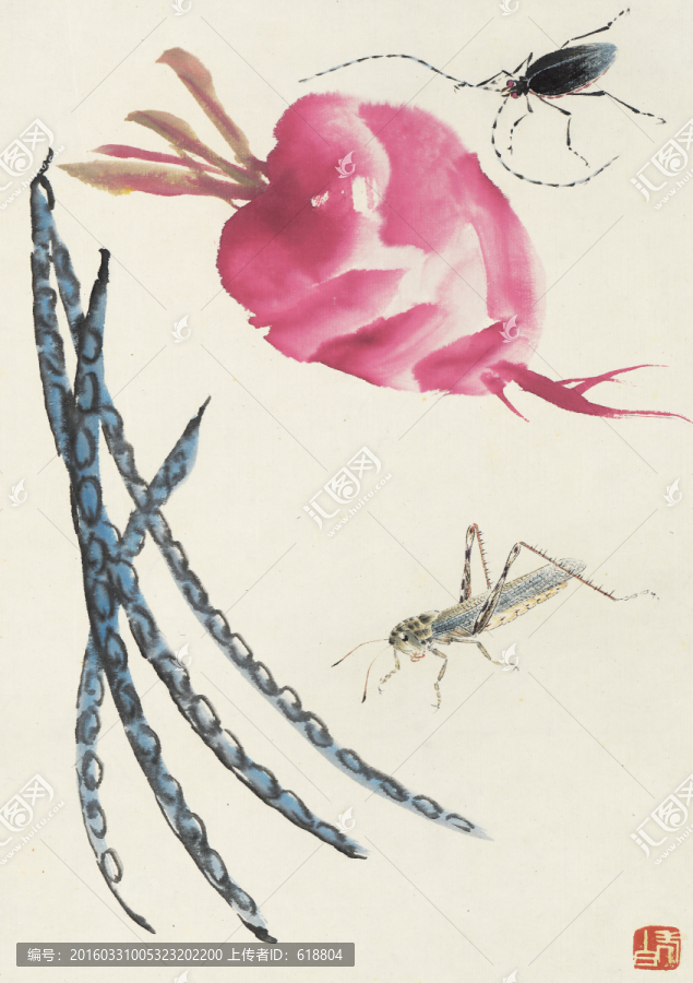 齊白石博物館原畫掃描作品