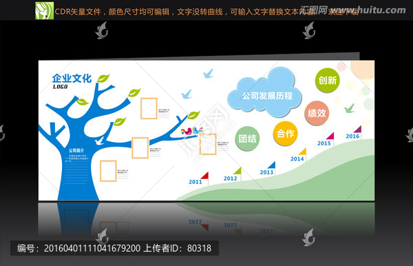 企業文化墻展板