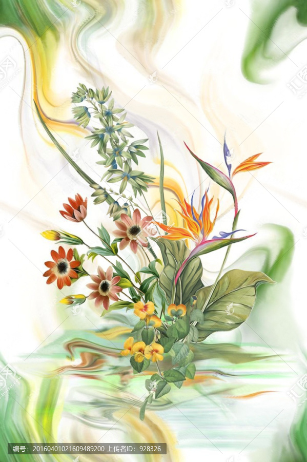 定位花未分層
