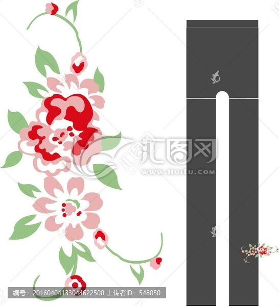 玫瑰花,一體褲