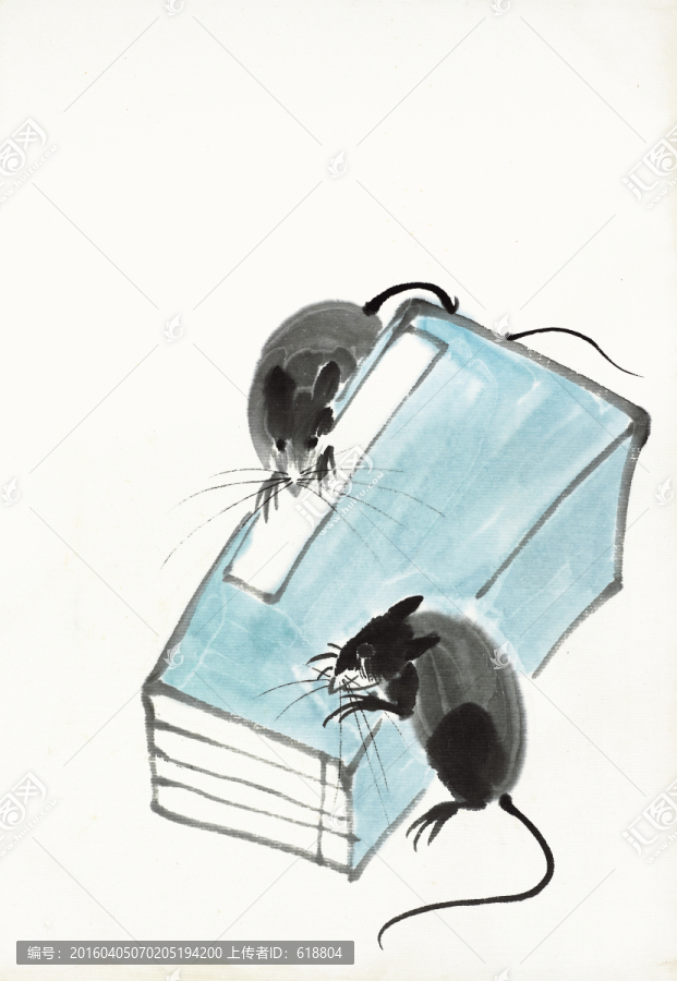 齊白石國畫,原件電分掃描高清圖