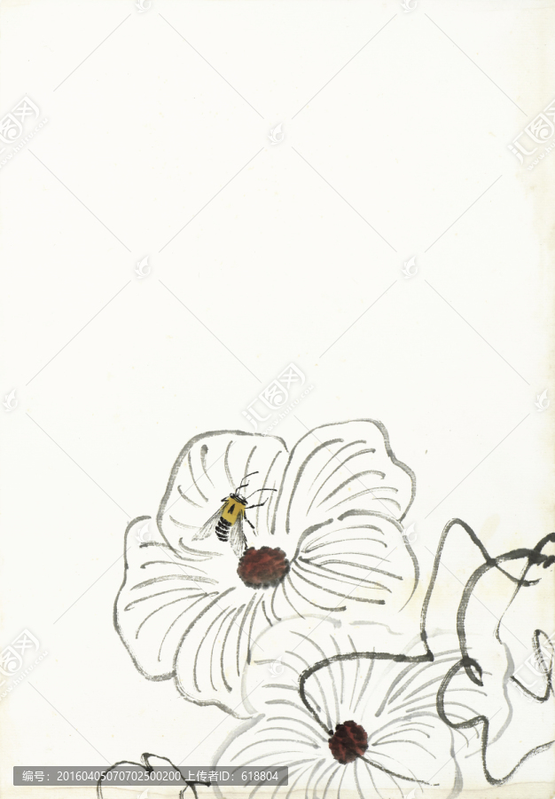 齊白石國(guó)畫(huà),原件電分掃描高清圖