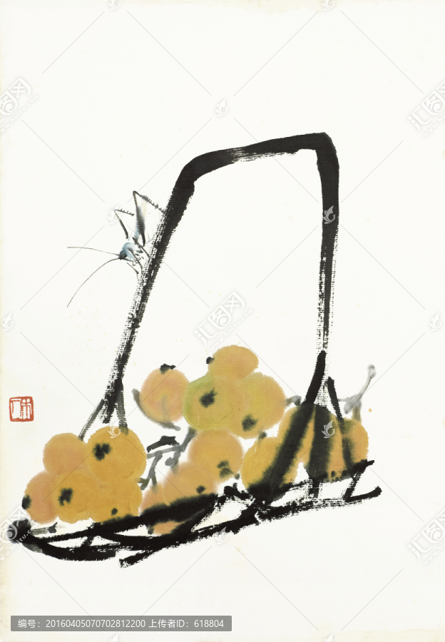 齊白石國(guó)畫,原件電分掃描高清圖