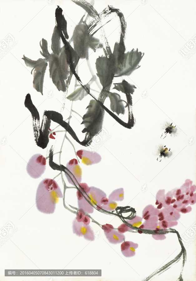 齊白石國(guó)畫(huà),原件電分掃描高清圖