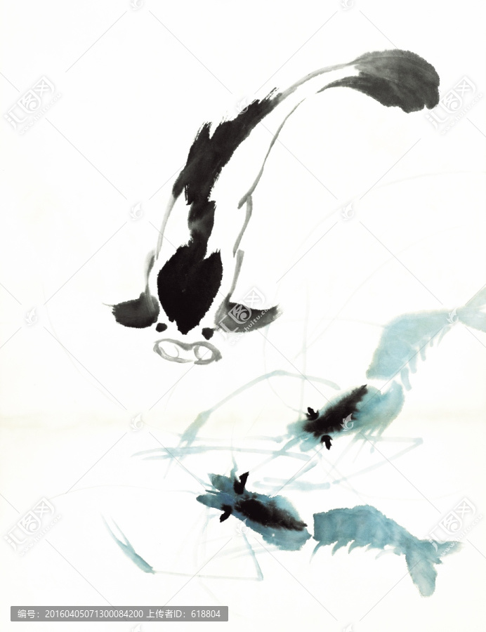 齊白石水墨畫,高清原畫掃描