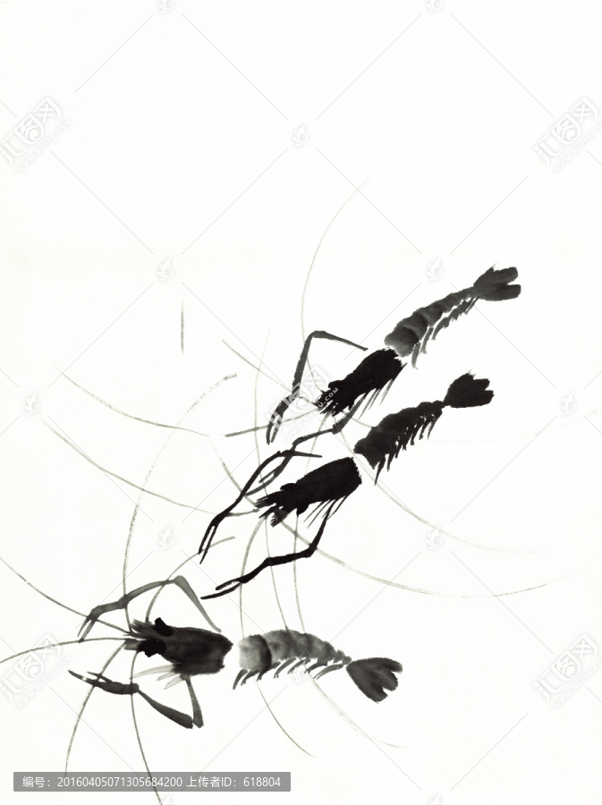 齊白石水墨畫,高清原畫掃描