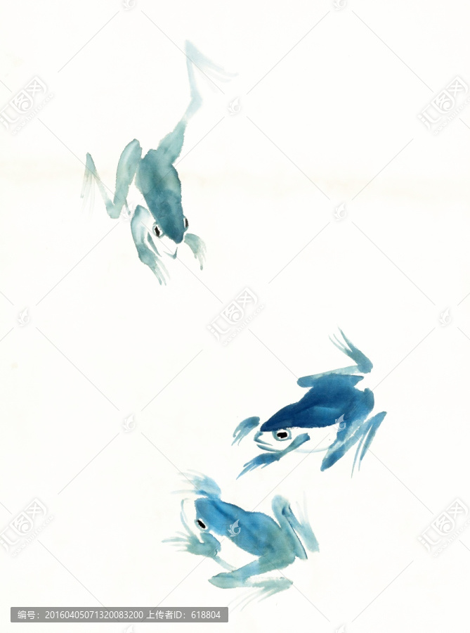 齊白石國畫,高清原畫掃描