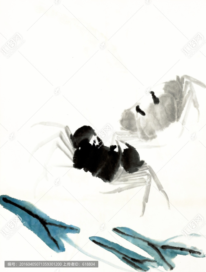 齊白石國(guó)畫(huà),高清原畫(huà)掃描