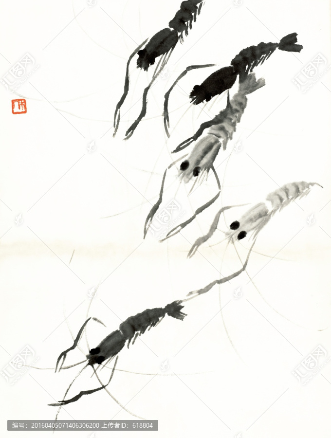 齊白石國(guó)畫(huà),高清原畫(huà)掃描