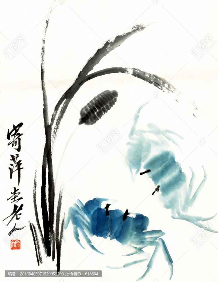 齊白石花鳥魚蝦,畫廊品質