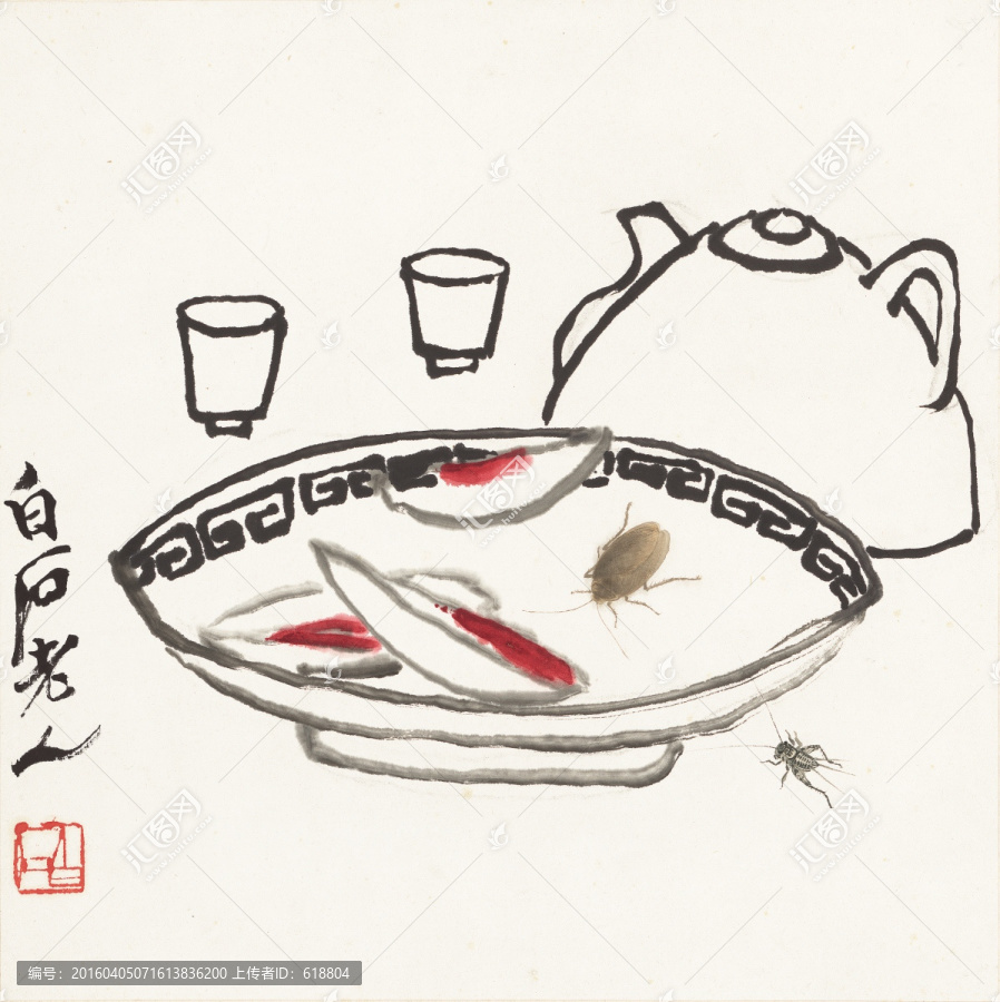 齊白石國畫作品,畫廊品質(zhì)