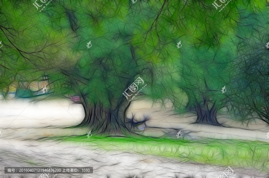 風景畫,風景無框畫